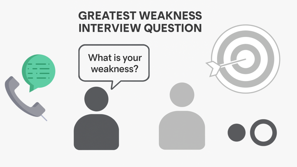 Greatest Weakness Interview Question being asked by recruiter